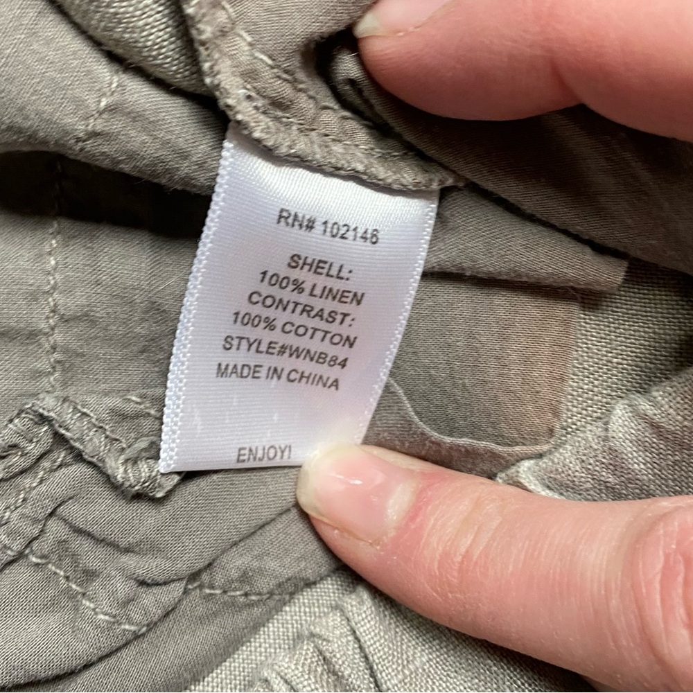 Michael Stars Tan Drawstring Pants - Picture 3 of 10